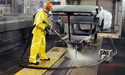 paint shop cleaning