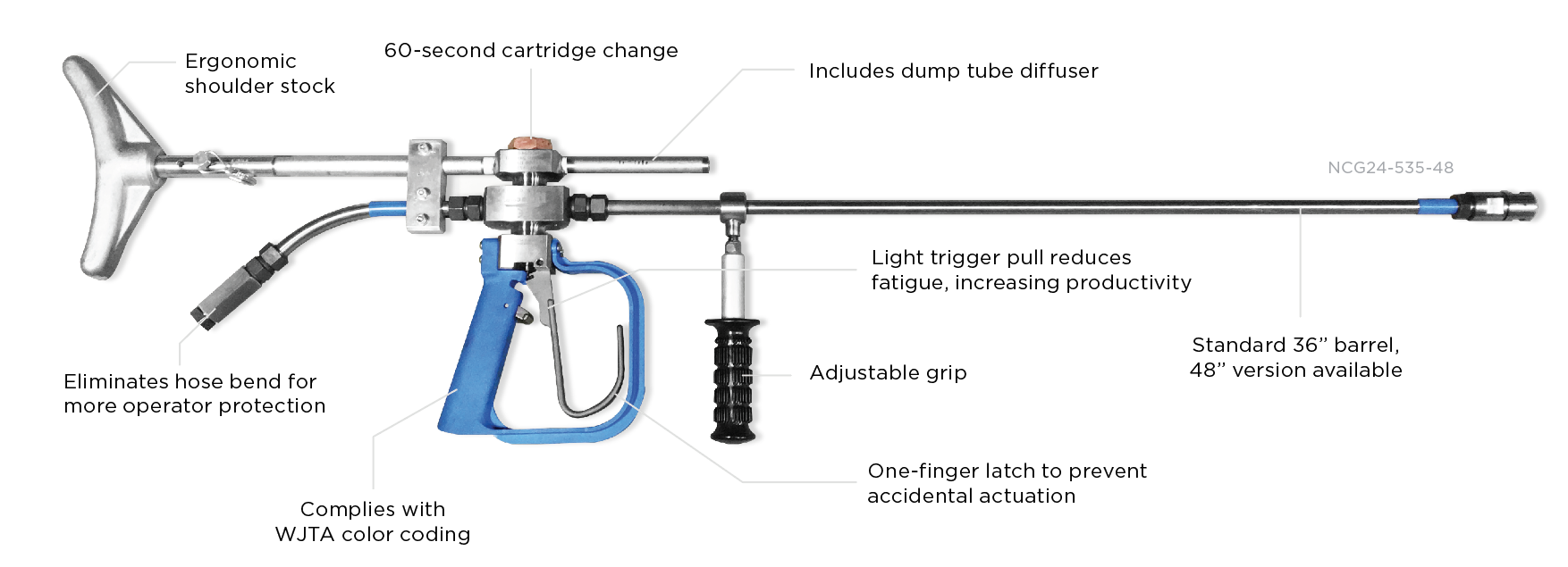 High & Low Pressure Waterjet Hand Lances